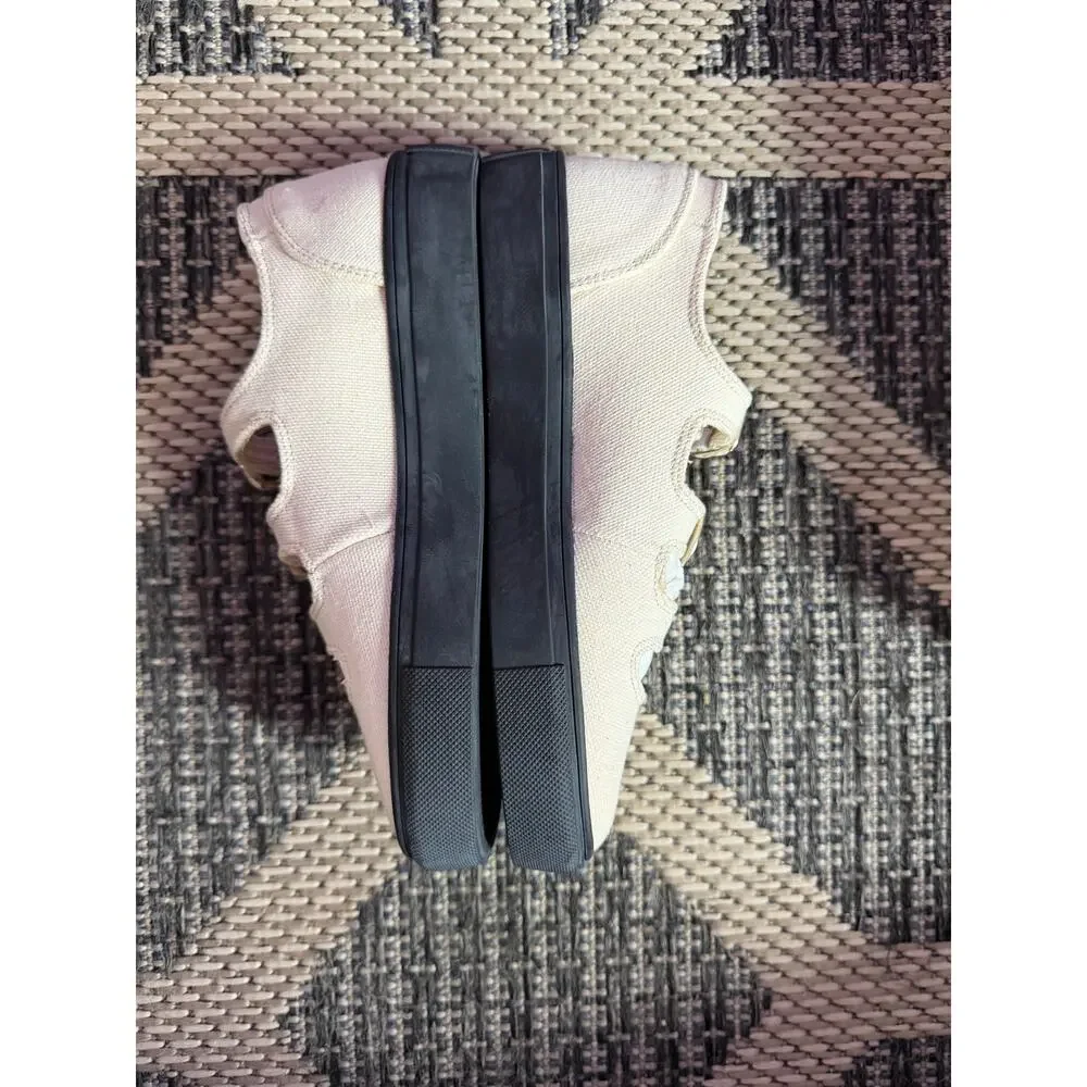 Caron Callahan Simona Sneakers in Cream Canvas Size 36